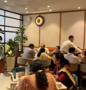 Rumana Nazarali Instagram - A premium fine dining vegetarian restaurant which is always running houseful is a place to dine in #SouthBengaluru if you are looking to enjoy veg food with vegan and Jain options

The food taste good and the portions size is great too, one main course can be easily shared between 2 people. The service is pretty quick and you can rely on staff suggestion for the menu too.

•Loved the complimentary palate cleanser which was coconut-y in taste (I need more🤣)
•I thoroughly enjoyed the soups - Vegetable lemon pepper soup with summer rolls, spicy manchow soup with noodle bhel - half portion is a great choice than sharing one soup between 2 people
•Opted for Gongura Broccoli but the staff suggested us to try the one with hummus and we did not regret it. The hummus helped to lower the heat from the spicy broccoli.
•The staff also suggested us to try an off-the-menu and today’s special appetiser with tender coconut and it hit the spot, it was mild and flavourful.
•Cream cheese wonton with tomato salsa and cheese sauce is another great mild appetiser to enjoy
•Phurr Khao Suey was delicious and the portion size is good for sharing.
•For dessert, I had to try Phurrrrr which was my main reason to visit @phurr.ind . Lucknowi Malaiyo was light and airy, you can control the sweetness level with the quantity of khoya crumb. This should be your dessert order.
•Mocktails look amazing but I would skip it for my next visit.

Make a reservation for your visit, else you would be waiting for an hour or more for a table.