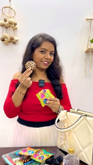 Rumana Nazarali Instagram - Sharing my essentials which I carry in my bag every day and it definitely includes these recently launches cookies from @wilddateofficial. They are so delicious and wholesome, perfect for those busy days or just anytime snacking.

I carry extra cookies in my bag or else my brother will finish them sooner at home

Follow @wilddateofficial to check out these cookies and their other products which are amazing.