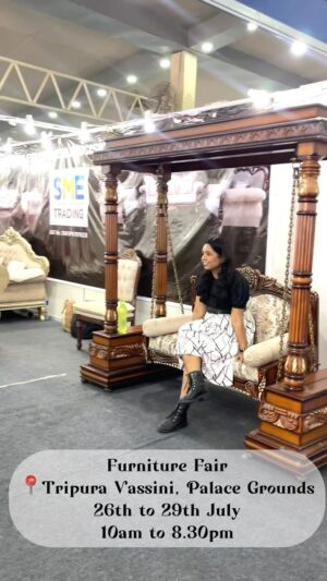 Rumana Nazarali Instagram - Furniture Fair
📍Tripura Vassini, Palace Ground
📆 26th to 29th July
🕰️ 10am to 8.30pm

Go check out before it ends✨

#iadsandevents #exhibition #events #furniture #furniturefair
