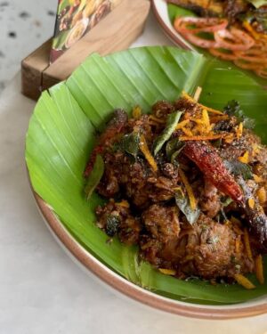 Rumana Nazarali Instagram - @one8.commune #Bengaluru is celebrating its first Onam with a Sadya, curated by Chef @chefagnibh, only on 14th and 15th September.

While a vegetarian Sadya is on the menu, there are some amazing lip-smacking non-veg dishes on the menu too which I absolutely enjoyed. My pick would be Kerala Style Pomfret, Prawn Ghee Roast and Mutton Pepper Fry.

Truly, a wonderful food experience at #one8communebangalore #BangaloreKohling #OnamFeast #one8commune