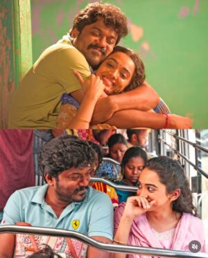 Saanve Megghana Instagram - is Happy! 😍

Happy looking at my family happy
Happy looking the audience laugh crazy 
Happy to have worked with a brilliant talented cast and crew 
Happy listening to those claps by the end of the film 
Happiessst receiving so much love for Vennila! ♥️

#Kudumbasthan #BTS #Family