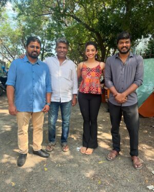 Saanve Megghana Instagram - Here is a dump of hopping from one promotional event to another in Chennai. Just wearing some comfortable clothes, trying to speak in Tamil, pushing our film as much as possible and smiling as much as I can. 

And here it is.