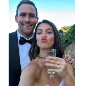 Sabrina Bartlett Instagram - Lach’d In 💍🥰🔒