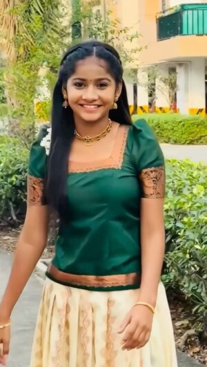Sachana Namidass Instagram - Just go on the flow with a smile, After all it is God's plan !!!

#sachana #sachananamidass #2025 #newyear #reels #tamilsong 
#trending #ad #shooting