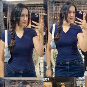 Sadia Khateeb Instagram - Mirror braids and nails , lately my tales 🤎
