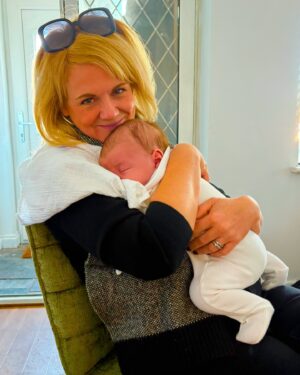 Sally Lindsay Instagram - Introducing our beautiful new grandson Jaxon Victor .
Me and @whiteydrums are completely in love ❤️
@kristabelwhite and Lou you are smashing it x