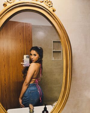 Samruddhi Jadhav Instagram - Your Midnight snack 🎀👙👛💕🧞‍♀️🌷💄