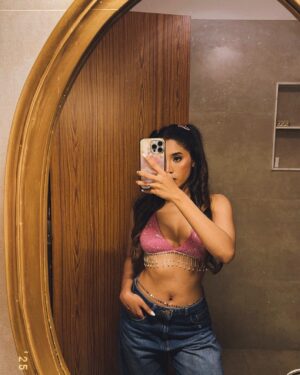 Samruddhi Jadhav Instagram - Your Midnight snack 🎀👙👛💕🧞‍♀️🌷💄
