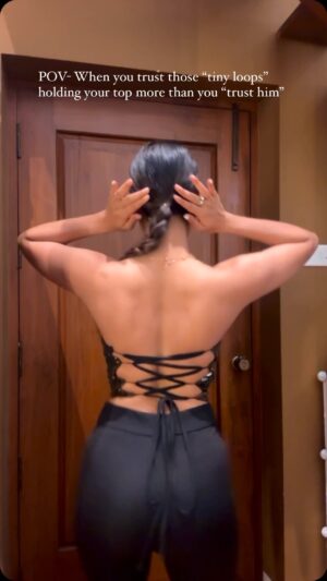 Samruddhi Jadhav Instagram - Iykyk 🫢
.
.
#trending #alibi #backlesstop #croptop