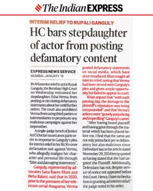 Sana Raees Khan Instagram - Justice speaks louder than words!
.
.

#sana #sanaraeeskhan #srklegal #defamation #defamationcase #rupaliganguly #rupaligangulycase #justice #truthprevails #court #legal #toi #highcourt #timesofindia #hindustantimes #livelaw #zoom #indianexpress