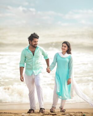 Sangeetha sai Instagram - "Where there is Love, there is Life!"❤️ It's all about growing together, learning about each other and never giving up on each other. I think this works perfectly in our life story🥰. I know you are there and you will always be there on my side. I really don't know whether I chose You or you chose Me, but the truth is our Life has chosen Us😍. I promise that I will be the everything for you, till the End🫂😘.
.
Photography : @dhanush__photography 
Costume Designer : @adore_inspire_me 
Make Up Artist : @sowmisclassymakeovers 
.
#weddingbells #groomtobe #bridetobe #couplegoals #aravindsangeetha #loveofmylife #gettingmarried
