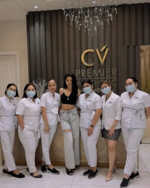 Sanya Lopez Instagram - Fresh feels after a quick stop @cathyvalenciaskinclinic. 💖✨