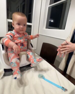 Sara Dietschy Instagram - I could write a caption as long as a book describing what happened the night you were born. The brutal week leading up to that day. The 2 months in the NICU. The moments of despair sitting in bed alone pumping without you in my tummy but also without you next to me. I had no idea what to expect. 

However — I’m making a conscious effort to leave a lot of the weight in 2024. The word we keep coming back to is GRATEFUL. Phewww. Grateful for your giggles. Grateful for your already amazing personality. Grateful for the snuggles we get every single day. Grateful for your daddy and our amazing supportive family that has always been there for us. Grateful for my amazing therapist! and also grateful for you guys online for always having kind words. Grateful for 1️⃣🎉🎂🥳🎈

Happy birthday baby girl. 

It is insaneeeee seeing NICU pictures of you now. In awe of your strength. I think we would have all preferred your original due date in April for MANY reasons but it was pretty cool to get snow on your bday🧡 A 27 2 QUEEENNNNN 💪