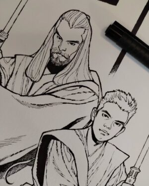 Sara Pichelli Instagram - Star Wars cover in progress ⚡
