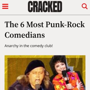 Sarah Sherman Instagram - 1. the first time i said “live from new york” all alone 🥹
2. practicing doll mouth movements for “FUGLIANA”
3-4. cut for time props
and some other crap from the year… including a collage that included me and sam kinison that i liked 🥹