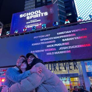 Sarah Yarkin Instagram - footage from a chill cool and normal night of my life
I LOVE YOU TIMES SQUARE YOU ARE THE HAPPIEST PLACE ON EARTH I LOVE MARGARITAVILLE !!!!!!!! I LOVE BASKETBALL ITS MY FAVORITE SPORT I LOVE YOU GUYS FOR WATCHING OUR SHOW