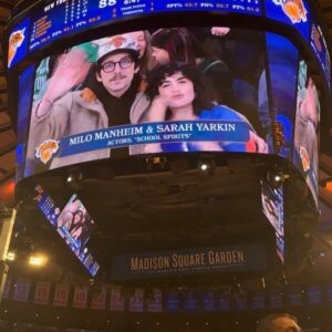 Sarah Yarkin Instagram - footage from a chill cool and normal night of my life
I LOVE YOU TIMES SQUARE YOU ARE THE HAPPIEST PLACE ON EARTH I LOVE MARGARITAVILLE !!!!!!!! I LOVE BASKETBALL ITS MY FAVORITE SPORT I LOVE YOU GUYS FOR WATCHING OUR SHOW