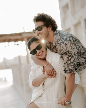 Saranya Nandakumar Instagram - Its going to be a day to remember with memories for a lifetime ❤️ Our forever begins January 5 2025 …. 😍

[ save the date, Dubai,Save the date shoot, Saranya nandakumar]