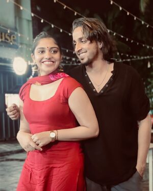 Saranya Nandakumar Instagram - Happiest birthday to the most important person in my life …. 💋😍

#10yearsoflove❤️ 

@sharanya_nandakumar