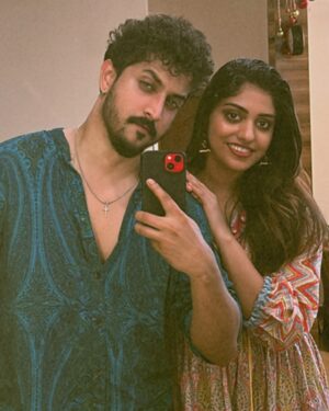 Saranya Nandakumar Instagram - Happiest birthday to the most important person in my life …. 💋😍

#10yearsoflove❤️ 

@sharanya_nandakumar