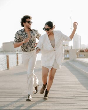 Saranya Nandakumar Instagram - Its going to be a day to remember with memories for a lifetime ❤️ Our forever begins January 5 2025 …. 😍

[ save the date, Dubai,Save the date shoot, Saranya nandakumar]