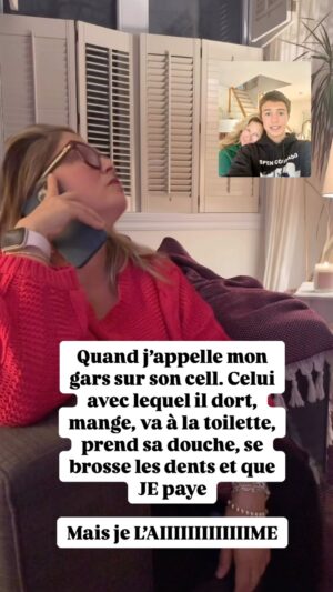 Saskia Thuot Instagram - Mais je l’aiiiiiiiiiiiime! #bonnefête pretty boy 
#humour 🫶🏻🫶🏻🫶🏻🫶🏻