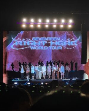 Sela Guia Instagram - Had so much fun at the concert, I ended up catching a fever after haha! At least nagkita rin ulit kami ni Wonu @everyone_woo after 5 years of LDR 🤸🏻‍♀️🥰

Made my 17 year old self so happy! Tenchu, Sebongs! @saythename_17 #RightHereWorldTour #Seventeen