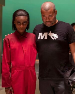 Shahadi Wright Joseph Instagram - @monkeypawproductions look we’re smiling with teeth this time!