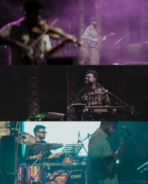 Shakthisree Gopalan Instagram - Last night at #Hyderabad was a wholesome experience. I don’t know how to describe moments like these when there is a sense of calm amidst all the chaos - homeostasis nested within a cloud of entropy - so much love and gratitude to have shared this with some of the most incredibly talented spirited humans - @napier_naveen @bhuvanesh_keys @rithuvysakh @joshuasatya @davidthejoseph @riyasdeenriyan #noelprashanth @native.indian - thank you for your magic! ✨ Thanks to all the people who came through and shared in our offering of independent music and some very special film songs! Here’s to more! ♥️✨ 
@ziro.on.tour 
📷 @irshad_pklr_