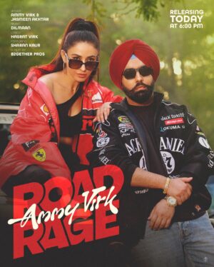 Sharanya Jit Kaur Instagram - Surprise! 😮  revealing at 6PM 📢
Get ready for an adventures ride 🏁! ‘Road Rage’ 🚗💨🎶

@ammyvirk @jasmeenakhtarofficial 
@b2getherpros @mahisandhuofficial @hasratvirk01 @dilmaan__  @dense_sunny @sahniguurneet 
@virginmusicin
 @simran_hairstylist_1