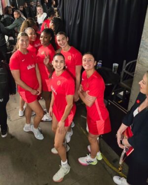 Sharni Layton Instagram - Nations Cup Champs 2025 🏆 A whirlwind few weeks with some of the best @englandnetball. Love coaching alongside @jessthirlby / @aestembridge (who also coached against me playing in Aus 21s 😂). To the whole staff group for putting up with this crazy ozzie and giving me abs from laughing ❤️ Love the journey these incredible players are on and so proud of what they achieved together and built over the last few weeks 💪🌹 Feeling very lucky & grateful. International season ✔️ Now a day for some @meghead29 time & back to Aus >>> @melbournevixens @southernsaintsvnl 🦊😇✌️