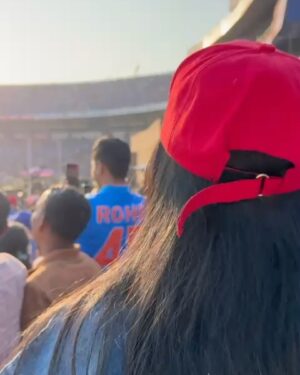 Sheetal Patra Instagram - My first live match in the stadium & I’m totally obsessed!😍
This indeed was an unforgettable experience…jumping, cheering, screammmmming — this is how cricket fever hits🔥
And India Won 🙌 🇮🇳 Absolutely loved witnessing the thrill!🤩🤩