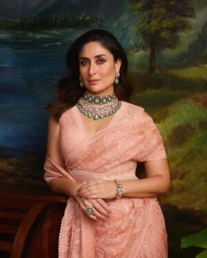 Shereen Sikka Instagram - With my superstar @kareenakapoorkhan for @malabargoldanddiamonds 

Look 1 
Corset : @aikeyah
Saree & duppata :  @re_ceremonial 

Look 2: white chikankari 
Full look :  @dhaagaandco

Look 3: 
Outfit and Custom mirror jaal dupatta : @itrhofficial 

Look 4: 
Pink saree and blouse : @roseroom__official

Look 5 : 
Full look : @labelnityabajaj
Bindi : the_bindi_project 

Look 6: 
lace saree look : @shehlaakhan 

Look 7 : 
Full look : @amitaggarwalofficial 

Look 8 : 
Full look @rohitbalofficial 

Styled by : @rheakapoor with @shereenlovebug @sanyakapoor 
Style team : @dipteeagarwal @niyatiij @rudri_kariya 
Managed @alisha5dave 

Beauty by @savleenmanchanda @mikedesir
Managed @versis_entertainment @poonamdamania @nainas89 

Directed by @abhivarman 
Shot by @ridburman