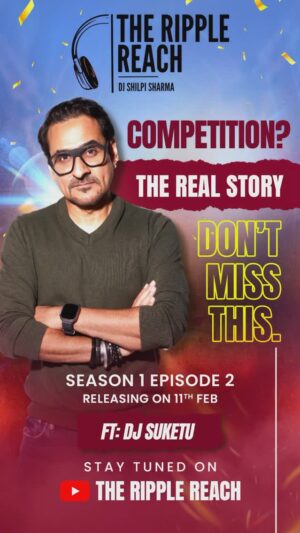 Shilpi Sharma Instagram - When two legends walk the same path, they inspire, compete, and elevate each other to new heights. Watch the episode on 11th February. Stay Tuned !

#DJSuketu #DJShilpiSharma #ShillpiSharmaa #DJAqeel #RemixBattle #BollywoodMusic #DJLife #MusicIndustry #BehindTheBeats #RippleReachPodcast #BollywoodVibes #PodcastLaunch #MusicLovers #ThrowbackTunes #DJStories #StayTuned