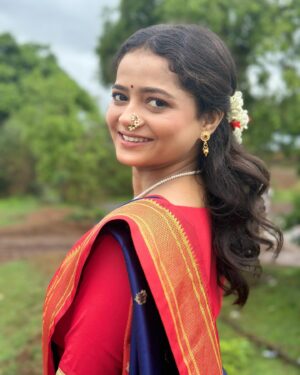 Shivali Parab Instagram - Look created by me ✨for my favourite @parabshivali ❤️🌸