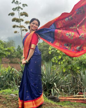 Shivali Parab Instagram - Look created by me ✨for my favourite @parabshivali ❤️🌸