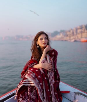 Shivani Raghuvanshi Instagram - 🥀🥀

Wearing : @shopmulmul 
Clicked by : @shubhankar_creative_shoot