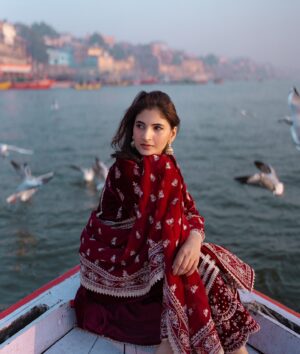 Shivani Raghuvanshi Instagram - 🥀🥀

Wearing : @shopmulmul 
Clicked by : @shubhankar_creative_shoot