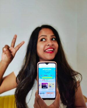 Shona Roy Instagram - #AmazonPrimeDay is back! Get ready to experience #PrimeBenefits like Free One-Day delivery, early access to great deals, new launches, blockbuster entertainment, and much more this July 15 and 16! Join Prime now and #DiscoverJoy with @amazondotin
#PrimeIsTooMuch #collab