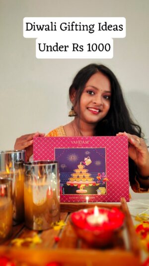 Shona Roy Instagram - Make this Diwali special for your loved ones by gifting Vahdam India's Luxury gift hamper🎁💐

You can shop it from Vahdam's website & Blinkit.
Shop now!!
@vahdamindia 
.
#vahdamindia #diwali #diwali2024 #diwaligiftideas #celebration 
.
.
.
.
[ Diwali Gifting festival time gifting ideas Diwali celebration Diwali decor ]