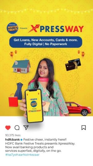 Shona Roy Instagram - HDFC Bank Festive Treats presents XpressWay. Discover the joy of the festive season with fully digital loans, new accounts, cards, and more!

Link in bio. 💫📱

#IssTyohaarNoIntezaar #FestiveTreats #Ad #paidpartnership
@hdfcbank