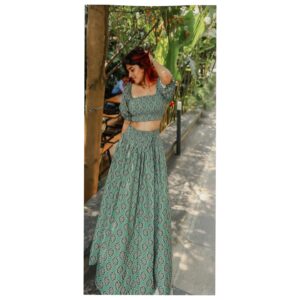 Shruthy Sathyan Instagram - 🫶🏼

Outfit @urbanic_in 
Chocker @just_lil_things_ 
Bangles @lili_origin