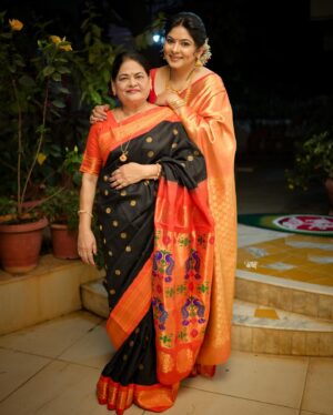 Shweta Shinde Instagram - One with the lady who taught me motherhood and one with the mini-me who gave me a chance to live one!