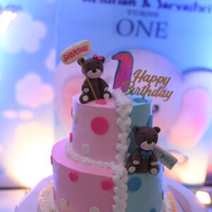 Shwetha Bandekar Instagram - Random birthday pics ❤️❤️❤️❤️❤️
.
Decor @best_event_entertainments 
Photography @jaihindh_photography 
Family combo dresses from @frontiers_fashion_lounge 
Organised and managed by @sparkling_starz_events & @rajesh_chandrasekaran__ 

#shwethabandekar #sb #kstwins #birthdaycelebration #twinbirthday #happyus #positivevibes #love #twinmom #happybirthday #twins #firstyearbirthday #celebration #twindad #instalove #instafashion #bluetheme