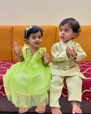 Shwetha Bandekar Instagram - #incollaboration with @firstcryindia 
Happy Pongal wishes to all our insta family…
Pongal is our cultural festival… Our family members come together and decorate our home with colour full rangoli , we will prepare a sweet Pongal along with special dishes and offer to god.. 
  Discount going on first cry 50% off on fashion and 42% off on everything else using my code ShweBandH25 

#pongalwithfirstcry25 #pongalwithfirstcry #pongalcelebration #instagood #instalike #festival #festivetime #firstcryfashion ##firstcry#firstcryindia @firstcryindia #fussnowatfirstcry