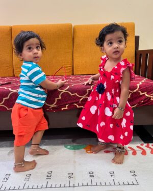 Shwetha Bandekar Instagram - #incollaboration with @firstcryindia 
Happy Pongal wishes to all our insta family…
Pongal is our cultural festival… Our family members come together and decorate our home with colour full rangoli , we will prepare a sweet Pongal along with special dishes and offer to god.. 
  Discount going on first cry 50% off on fashion and 42% off on everything else using my code ShweBandH25 

#pongalwithfirstcry25 #pongalwithfirstcry #pongalcelebration #instagood #instalike #festival #festivetime #firstcryfashion ##firstcry#firstcryindia @firstcryindia #fussnowatfirstcry