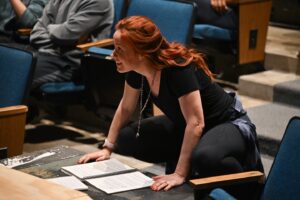 Sierra Boggess Instagram - 🎭✨ A Broadway legend graced Asheville School this week! Our students in the winter musical *Into the Woods* had the incredible opportunity to work with the amazing Sierra Boggess. She shared her wisdom on character development, finding the deeper purpose behind each song, and the importance of collaboration in theater as a true team sport.
 
Sierra’s guidance, energy, and passion inspired our performers to dig deeper into their roles and connect with their audience in meaningful ways. We are so grateful for this unforgettable experience! 🙏🎶 
 
Don’t miss the magic of *Into the Woods* February 21 and 22—mark your calendars! 🌲✨ #AshevilleSchool #IntoTheWoods #BroadwayInspiration #SierraBoggess