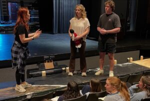 Sierra Boggess Instagram - 🎭✨ A Broadway legend graced Asheville School this week! Our students in the winter musical *Into the Woods* had the incredible opportunity to work with the amazing Sierra Boggess. She shared her wisdom on character development, finding the deeper purpose behind each song, and the importance of collaboration in theater as a true team sport.
 
Sierra’s guidance, energy, and passion inspired our performers to dig deeper into their roles and connect with their audience in meaningful ways. We are so grateful for this unforgettable experience! 🙏🎶 
 
Don’t miss the magic of *Into the Woods* February 21 and 22—mark your calendars! 🌲✨ #AshevilleSchool #IntoTheWoods #BroadwayInspiration #SierraBoggess