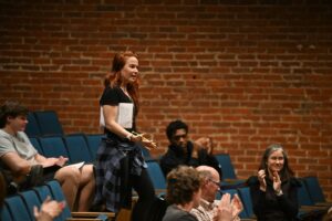Sierra Boggess Instagram - 🎭✨ A Broadway legend graced Asheville School this week! Our students in the winter musical *Into the Woods* had the incredible opportunity to work with the amazing Sierra Boggess. She shared her wisdom on character development, finding the deeper purpose behind each song, and the importance of collaboration in theater as a true team sport.
 
Sierra’s guidance, energy, and passion inspired our performers to dig deeper into their roles and connect with their audience in meaningful ways. We are so grateful for this unforgettable experience! 🙏🎶 
 
Don’t miss the magic of *Into the Woods* February 21 and 22—mark your calendars! 🌲✨ #AshevilleSchool #IntoTheWoods #BroadwayInspiration #SierraBoggess
