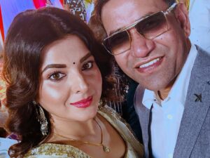 Smrity Sinha Instagram - Happiest Birthday to the jublie star of Bhojpuri industry and a great person @dineshlalyadav ji 💐